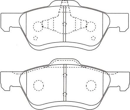 Kavo Parts BP-4577 - Гальмівні колодки, дискові гальма autozip.com.ua