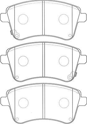 Kavo Parts BP-4025 - Гальмівні колодки, дискові гальма autozip.com.ua