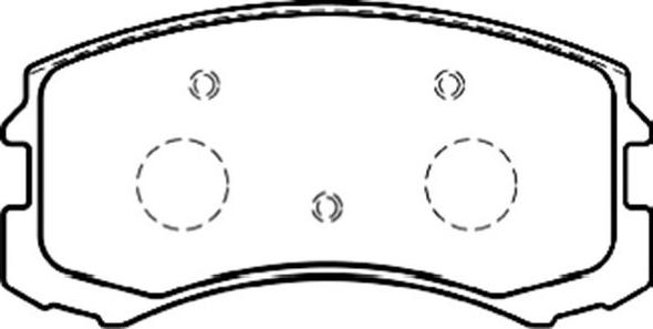 Kavo Parts BP-5546 - Гальмівні колодки, дискові гальма autozip.com.ua