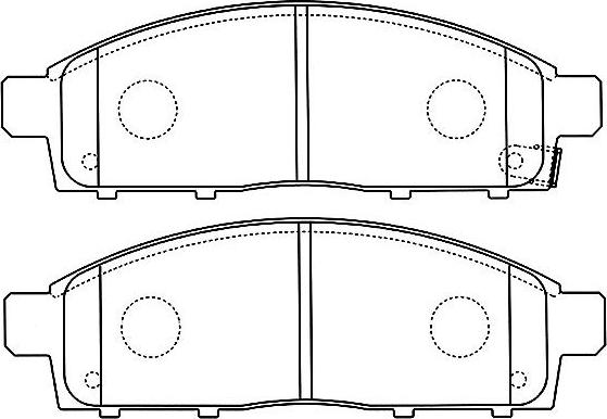 Kavo Parts BP-5552 - Гальмівні колодки, дискові гальма autozip.com.ua