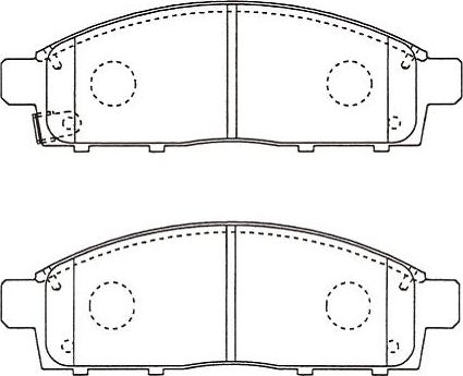 Kavo Parts BP-5560 - Гальмівні колодки, дискові гальма autozip.com.ua