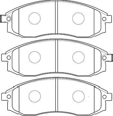 Kavo Parts BP-5535 - Гальмівні колодки, дискові гальма autozip.com.ua