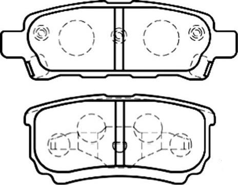 Kavo Parts BP-5538 - Гальмівні колодки, дискові гальма autozip.com.ua