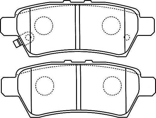 Kavo Parts BP-6595 - Гальмівні колодки, дискові гальма autozip.com.ua