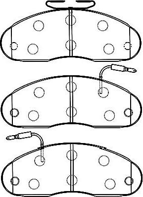 Kavo Parts BP-6598 - Гальмівні колодки, дискові гальма autozip.com.ua