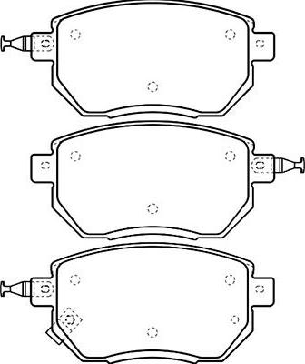 Kavo Parts BP-6593 - Гальмівні колодки, дискові гальма autozip.com.ua