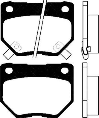 Kavo Parts BP-6548 - Гальмівні колодки, дискові гальма autozip.com.ua