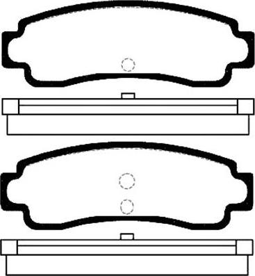 Roulunds Rubber 443481 - Гальмівні колодки, дискові гальма autozip.com.ua