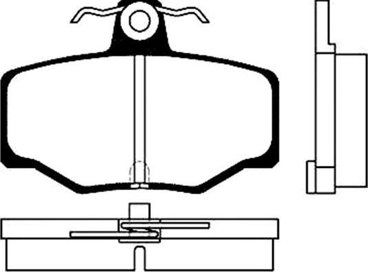 Kavo Parts BP-6547 - Гальмівні колодки, дискові гальма autozip.com.ua