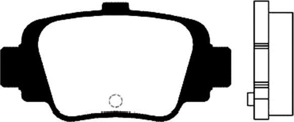 Kavo Parts BP-6551 - Гальмівні колодки, дискові гальма autozip.com.ua