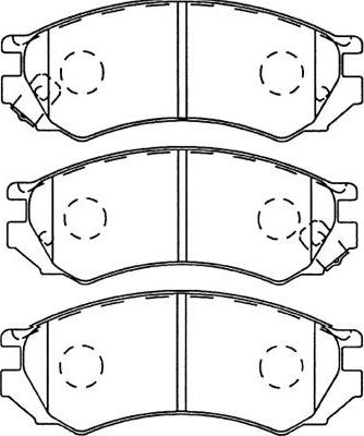 Kavo Parts BP-6564 - Гальмівні колодки, дискові гальма autozip.com.ua