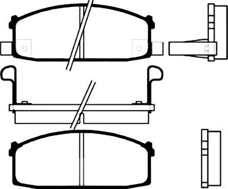 Kavo Parts BP-6509 - Гальмівні колодки, дискові гальма autozip.com.ua