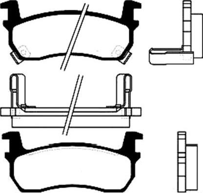 Kavo Parts BP-6519 - Гальмівні колодки, дискові гальма autozip.com.ua