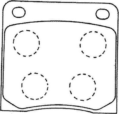 Kavo Parts BP-6584 - Гальмівні колодки, дискові гальма autozip.com.ua