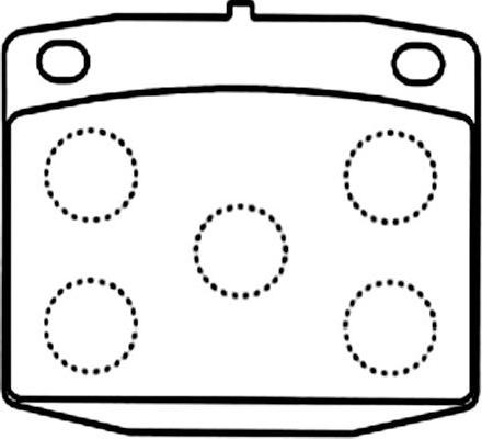 Kavo Parts BP-6587 - Гальмівні колодки, дискові гальма autozip.com.ua