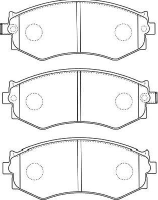 Kavo Parts BP-6604 - Гальмівні колодки, дискові гальма autozip.com.ua