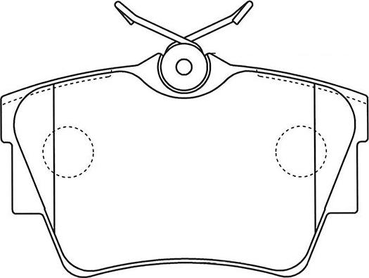 Kavo Parts BP-6608 - Гальмівні колодки, дискові гальма autozip.com.ua