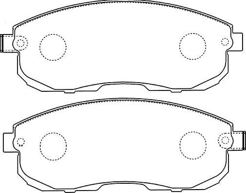 Kavo Parts BP-6602 - Гальмівні колодки, дискові гальма autozip.com.ua