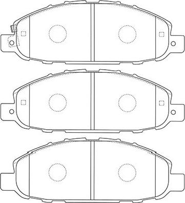 Kavo Parts BP-6611 - Гальмівні колодки, дискові гальма autozip.com.ua