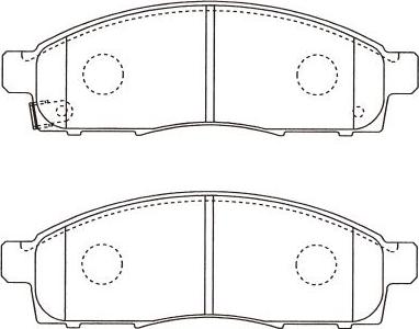 Kavo Parts BP-6631 - Гальмівні колодки, дискові гальма autozip.com.ua