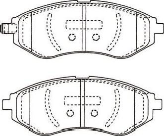 Kavo Parts BP-1021 - Гальмівні колодки, дискові гальма autozip.com.ua