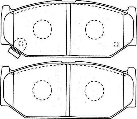 Kavo Parts BP-8531 - Гальмівні колодки, дискові гальма autozip.com.ua