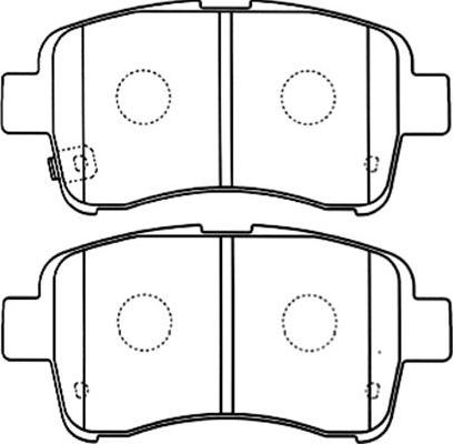 Kavo Parts BP-8525 - Гальмівні колодки, дискові гальма autozip.com.ua