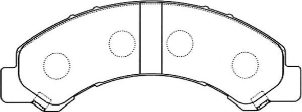 Kavo Parts BP-3513 - Гальмівні колодки, дискові гальма autozip.com.ua