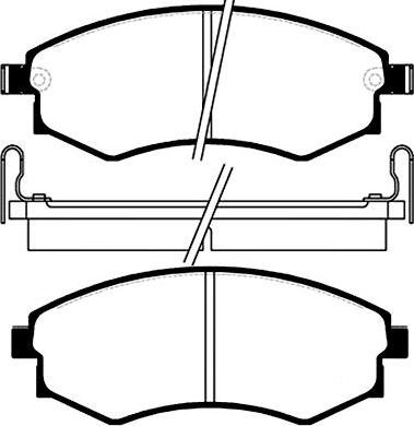 Kavo Parts BP-3003 - Гальмівні колодки, дискові гальма autozip.com.ua