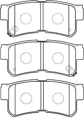 Kavo Parts BP-3019 - Гальмівні колодки, дискові гальма autozip.com.ua