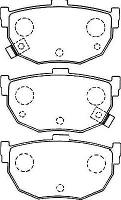 Kavo Parts BP-3017 - Гальмівні колодки, дискові гальма autozip.com.ua