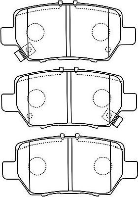 Kavo Parts BP-2053 - Гальмівні колодки, дискові гальма autozip.com.ua