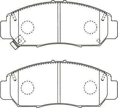 Kavo Parts BP-2065 - Гальмівні колодки, дискові гальма autozip.com.ua