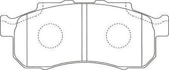 Kavo Parts BP-2062 - Гальмівні колодки, дискові гальма autozip.com.ua