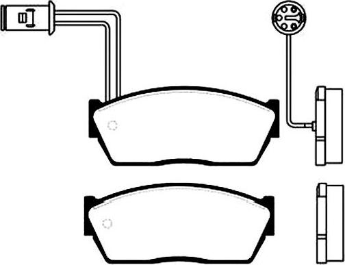 Kavo Parts BP-2006 - Гальмівні колодки, дискові гальма autozip.com.ua