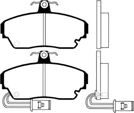 Kavo Parts BP-2007 - Гальмівні колодки, дискові гальма autozip.com.ua