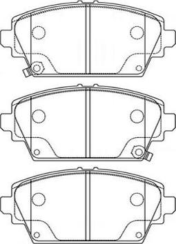 Kavo Parts BP-2036 - Гальмівні колодки, дискові гальма autozip.com.ua