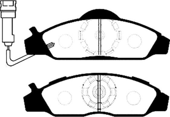 TRW Engine Component GDB3134 - Гальмівні колодки, дискові гальма autozip.com.ua