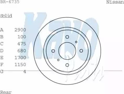 MOPROD MBD4131 - Гальмівний диск autozip.com.ua