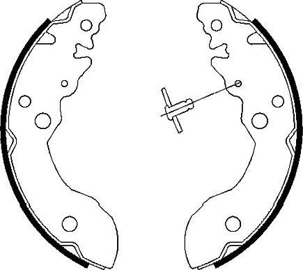 Kavo Parts BS-8913 - Комплект гальм, барабанний механізм autozip.com.ua