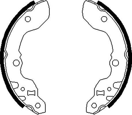 Kavo Parts KBS-8920 - Комплект гальм, барабанний механізм autozip.com.ua