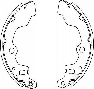 Kavo Parts BS-8930 - Комплект гальм, барабанний механізм autozip.com.ua