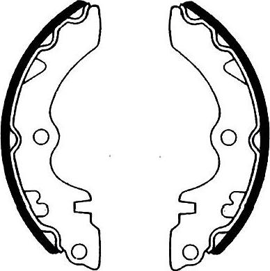 Kavo Parts BS-8922 - Комплект гальм, барабанний механізм autozip.com.ua