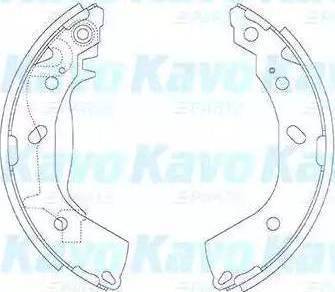 Sangsin Brake SA132 - Комплект гальм, барабанний механізм autozip.com.ua