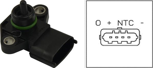 Kavo Parts EMS-3006 - Датчик, тиск у впускний трубі autozip.com.ua