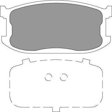 Kavo Parts KBP-4565 - Гальмівні колодки, дискові гальма autozip.com.ua