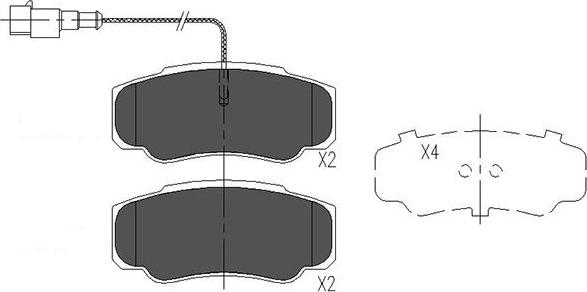 Kavo Parts KBP-6585 - Гальмівні колодки, дискові гальма autozip.com.ua