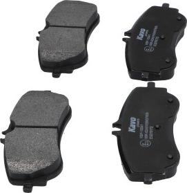 Kavo Parts KBP-10041 - Гальмівні колодки, дискові гальма autozip.com.ua