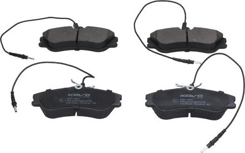 Kavo Parts KBP-10031 - Гальмівні колодки, дискові гальма autozip.com.ua