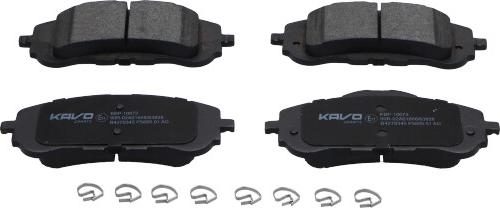 Kavo Parts KBP-10072 - Гальмівні колодки, дискові гальма autozip.com.ua